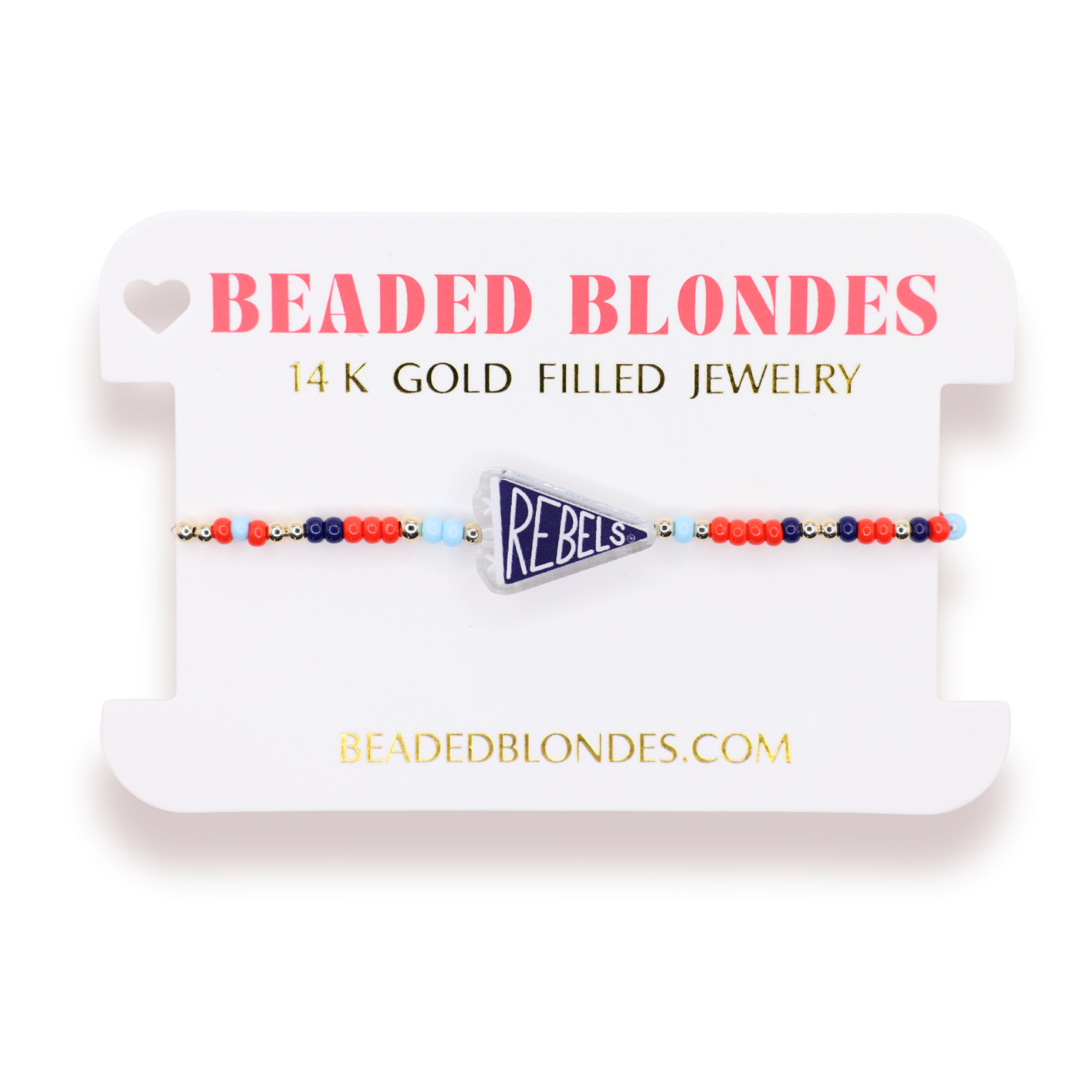 Rebels Flag Bracelet on Color