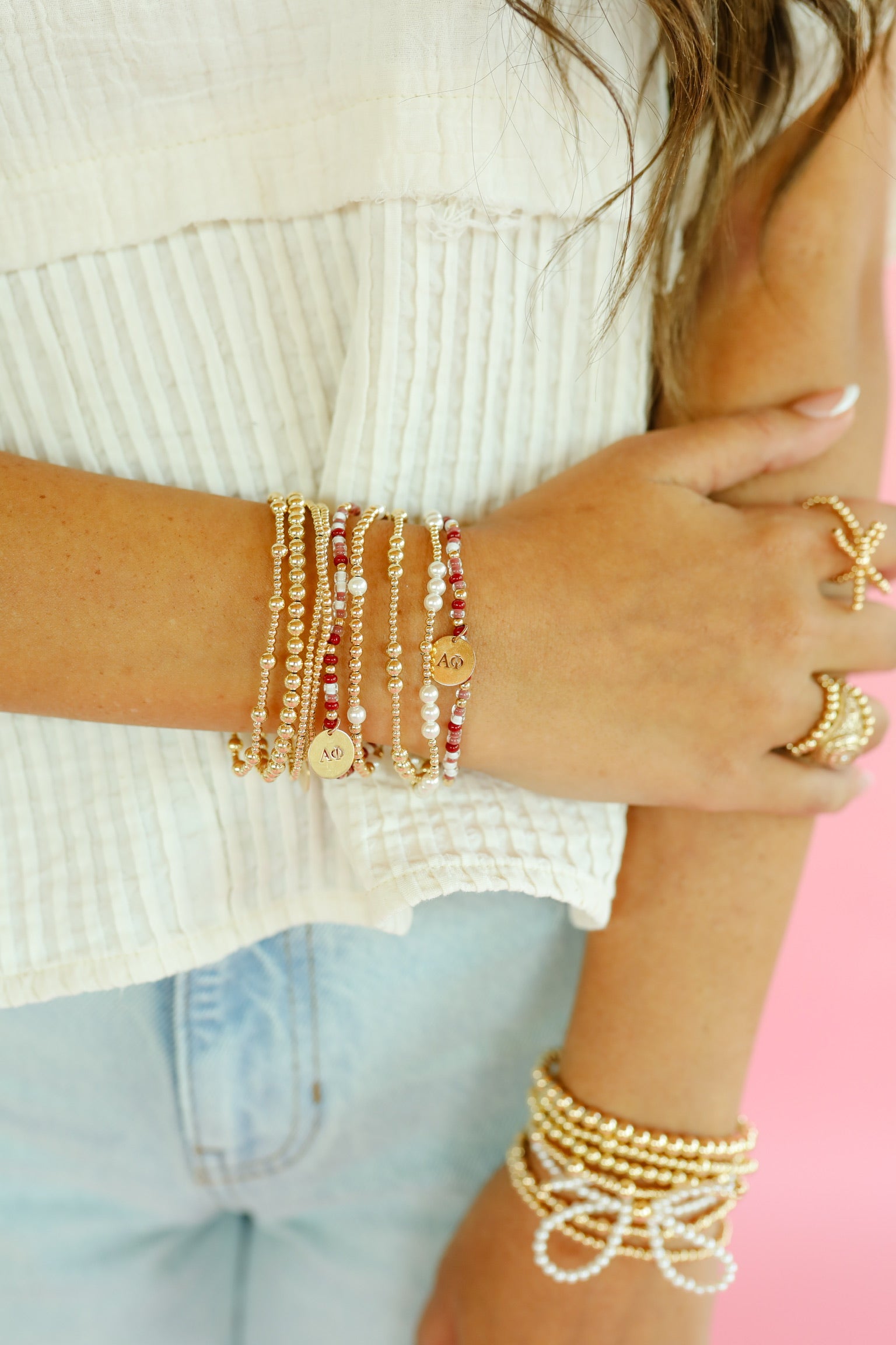 Alpha Phi Sprinkle Bracelet