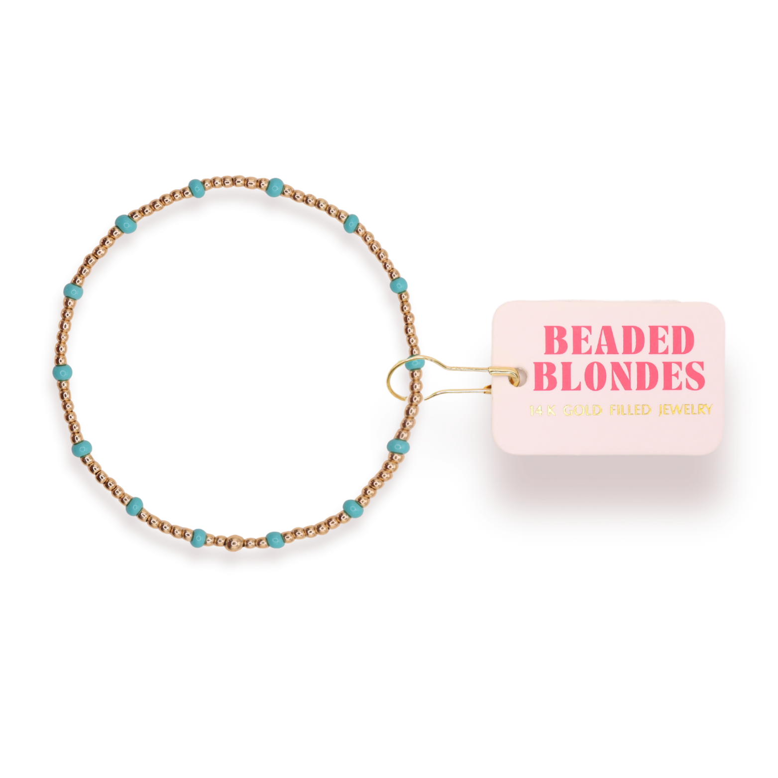 Turquoise Dainty Poppi Bracelet (Kids Size)