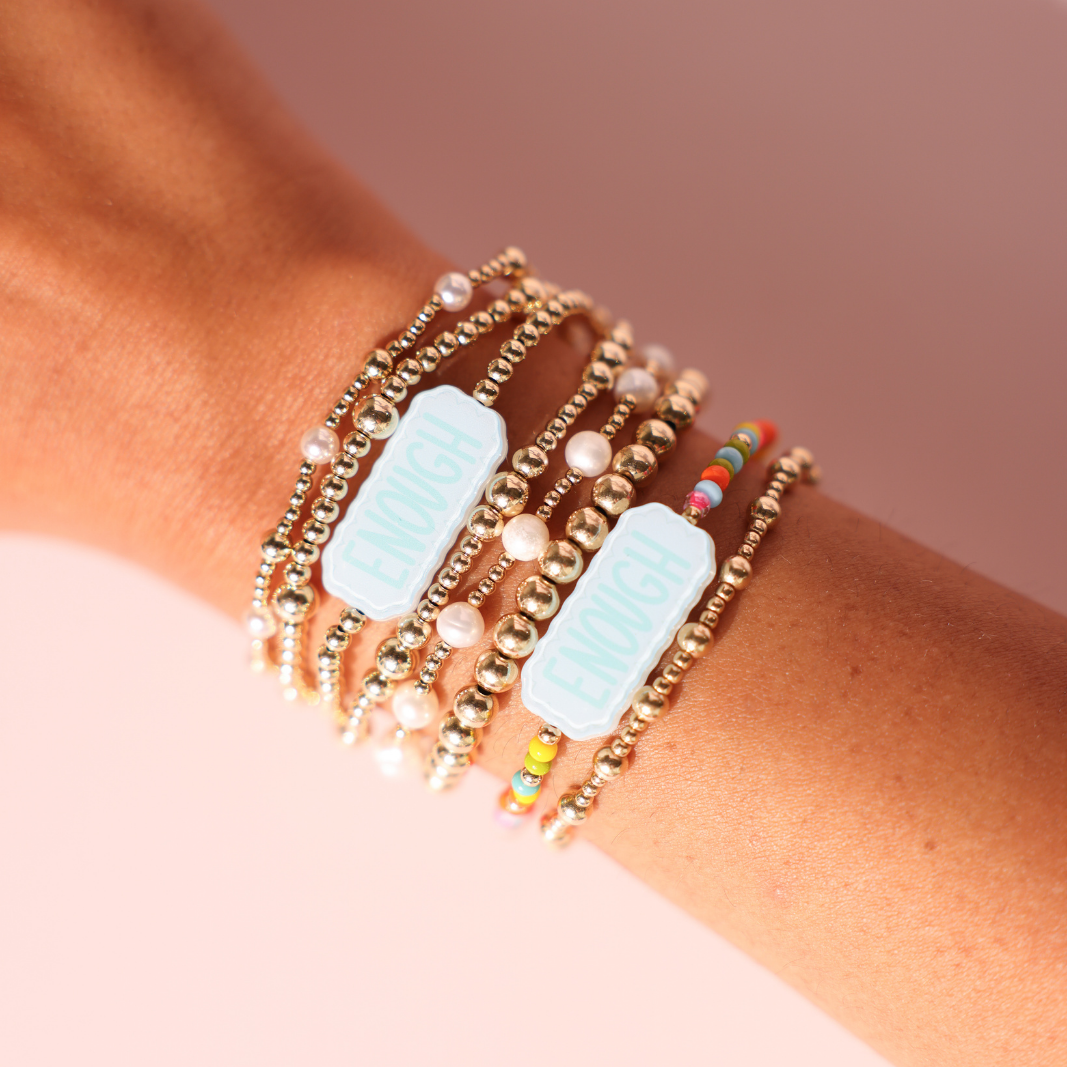 Enough Bracelet on Color