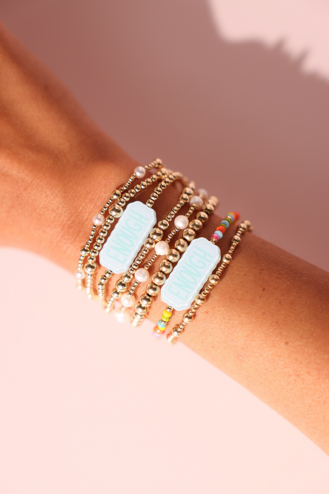 Enough Bracelet on Color