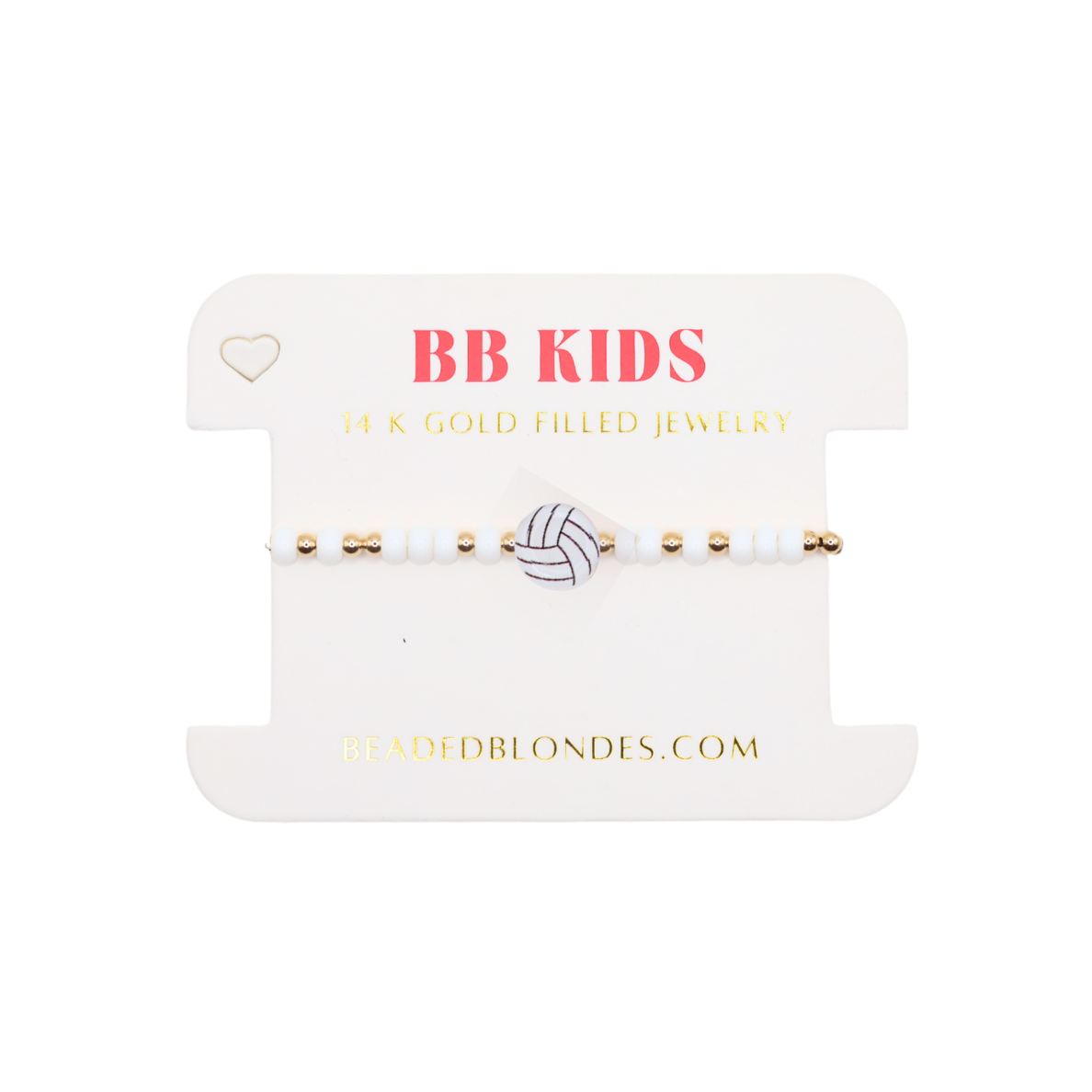 Volleyball Sprinkle Bracelet (Kids Size)