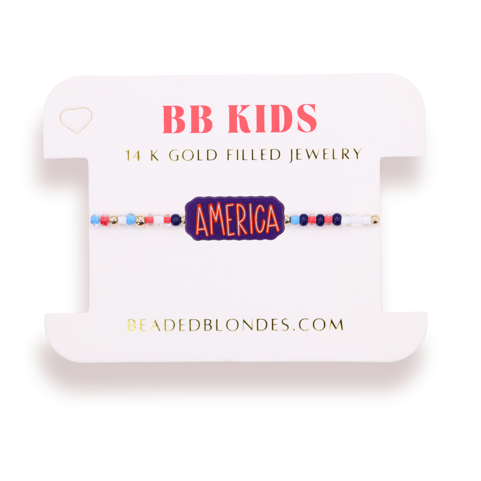 America Bracelet on Color (Kids Size)