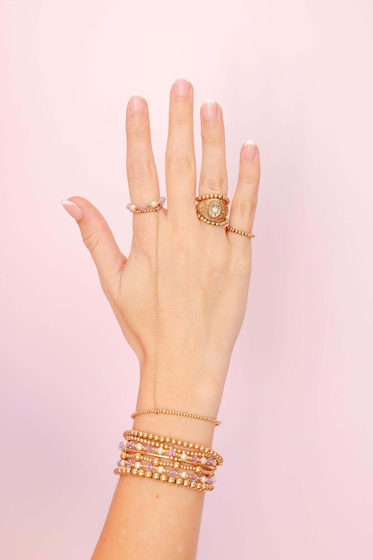 Light Purple Pearl June Ring