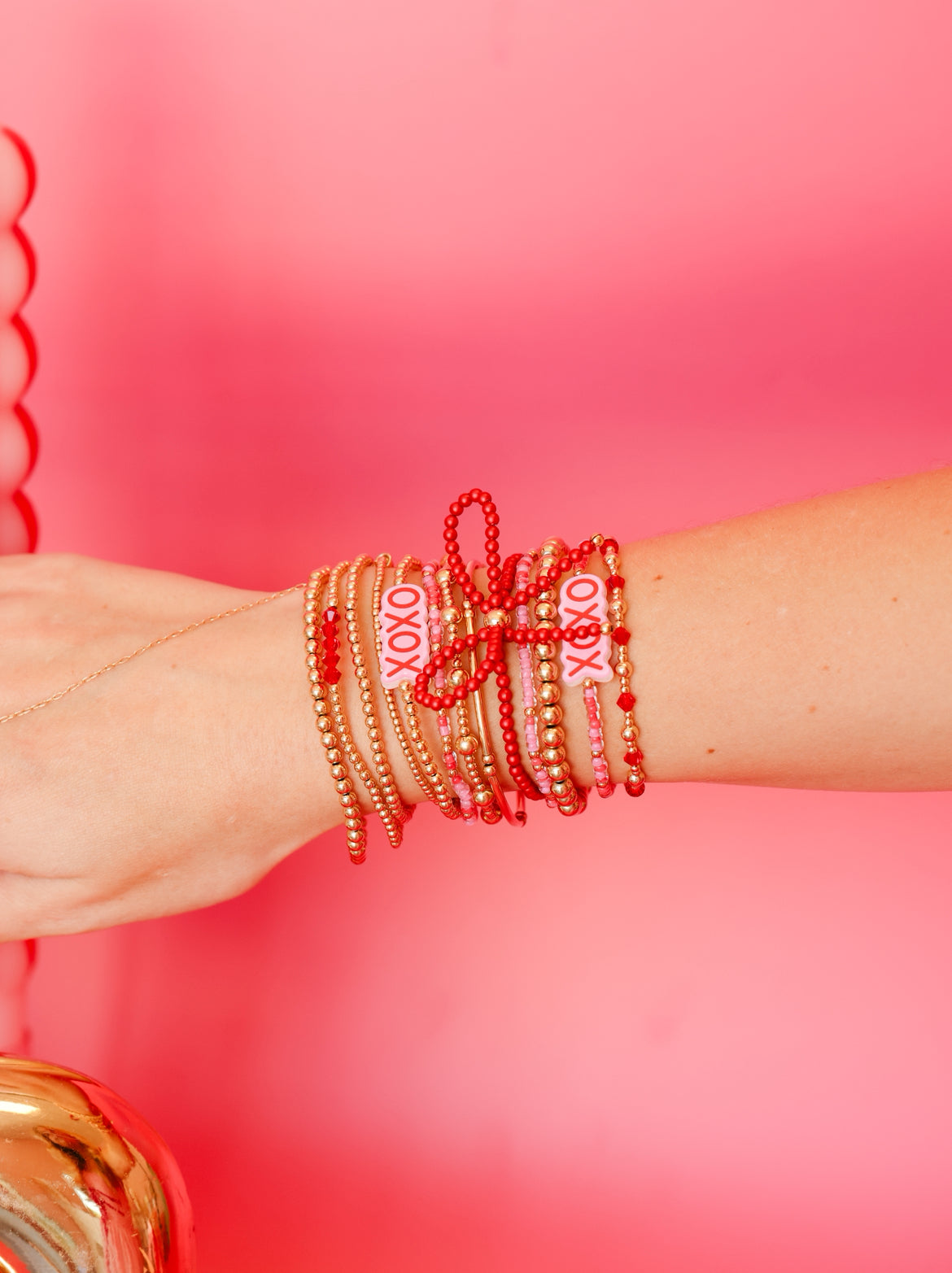 Bright Red June Bracelet