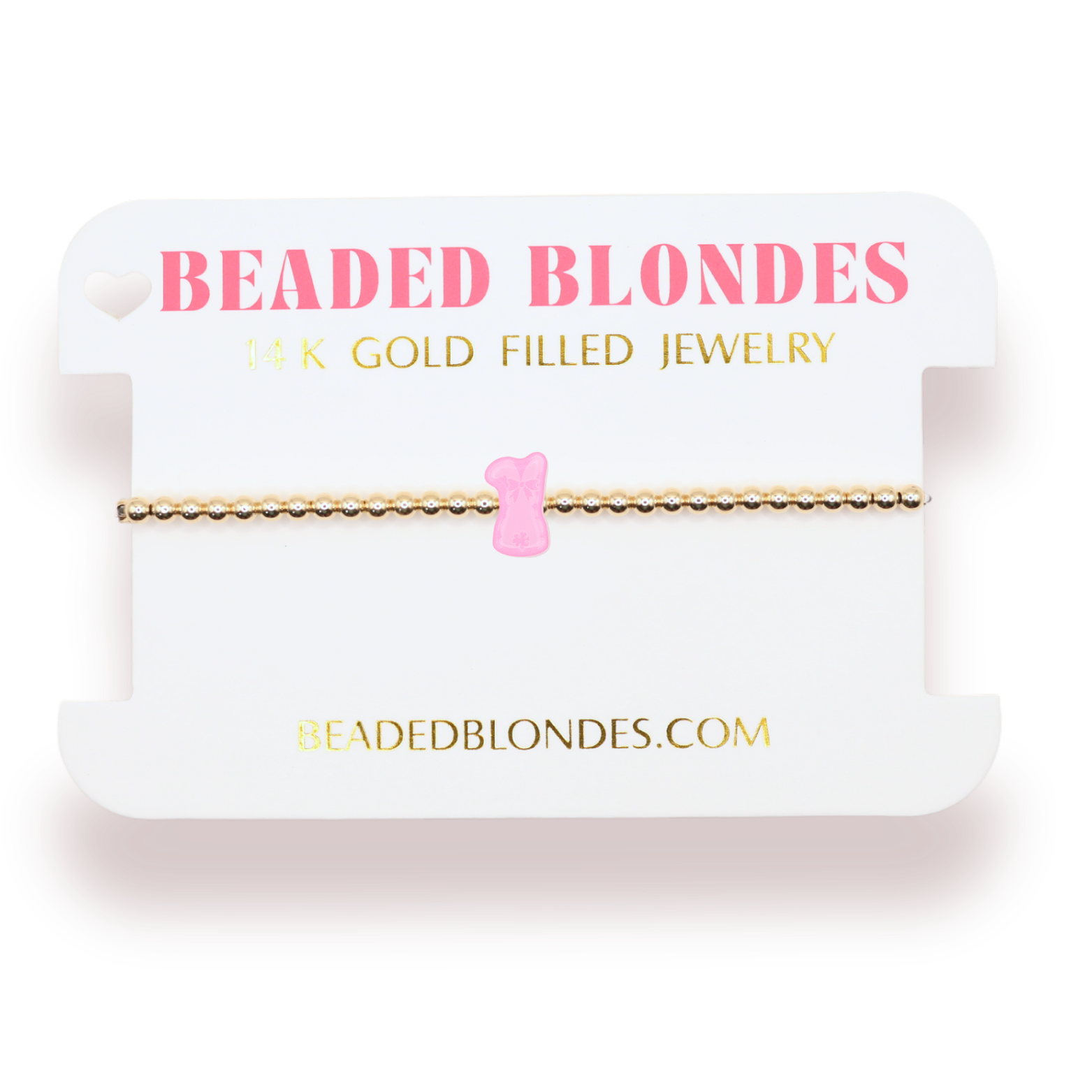 Bunny Bracelet on Gold