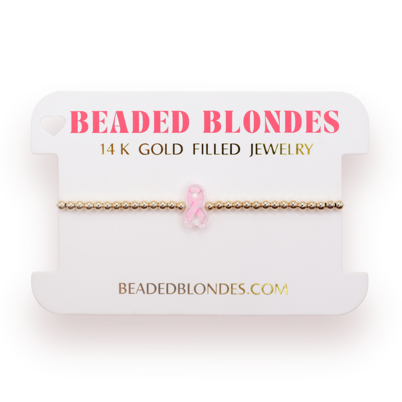 Breast Cancer Ribbon Bracelet