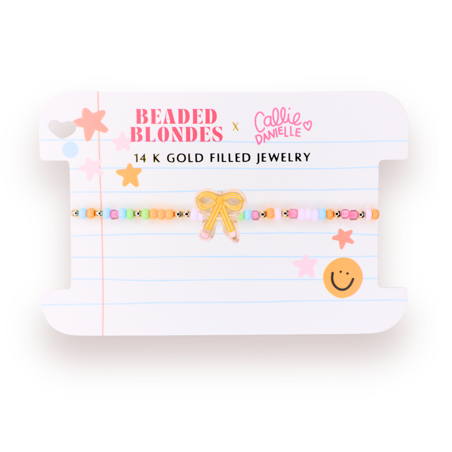 Pencil Bow Bracelet on Color