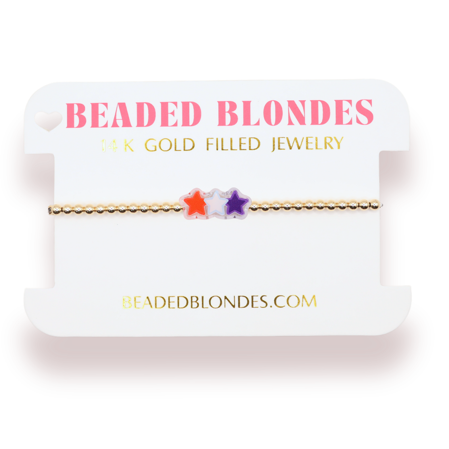 Stars Bracelet on Gold