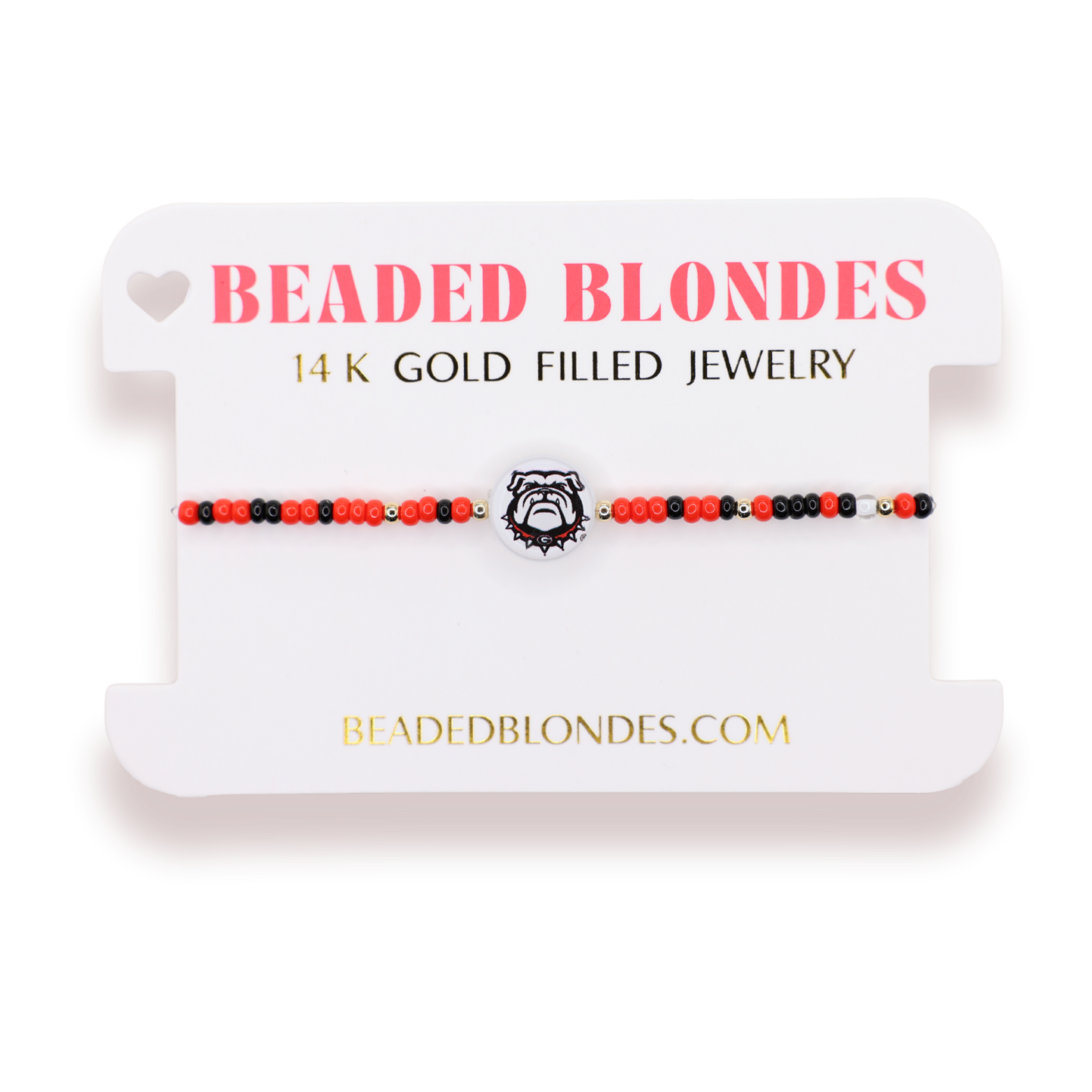Georgia Logo Flip Bracelet on Color
