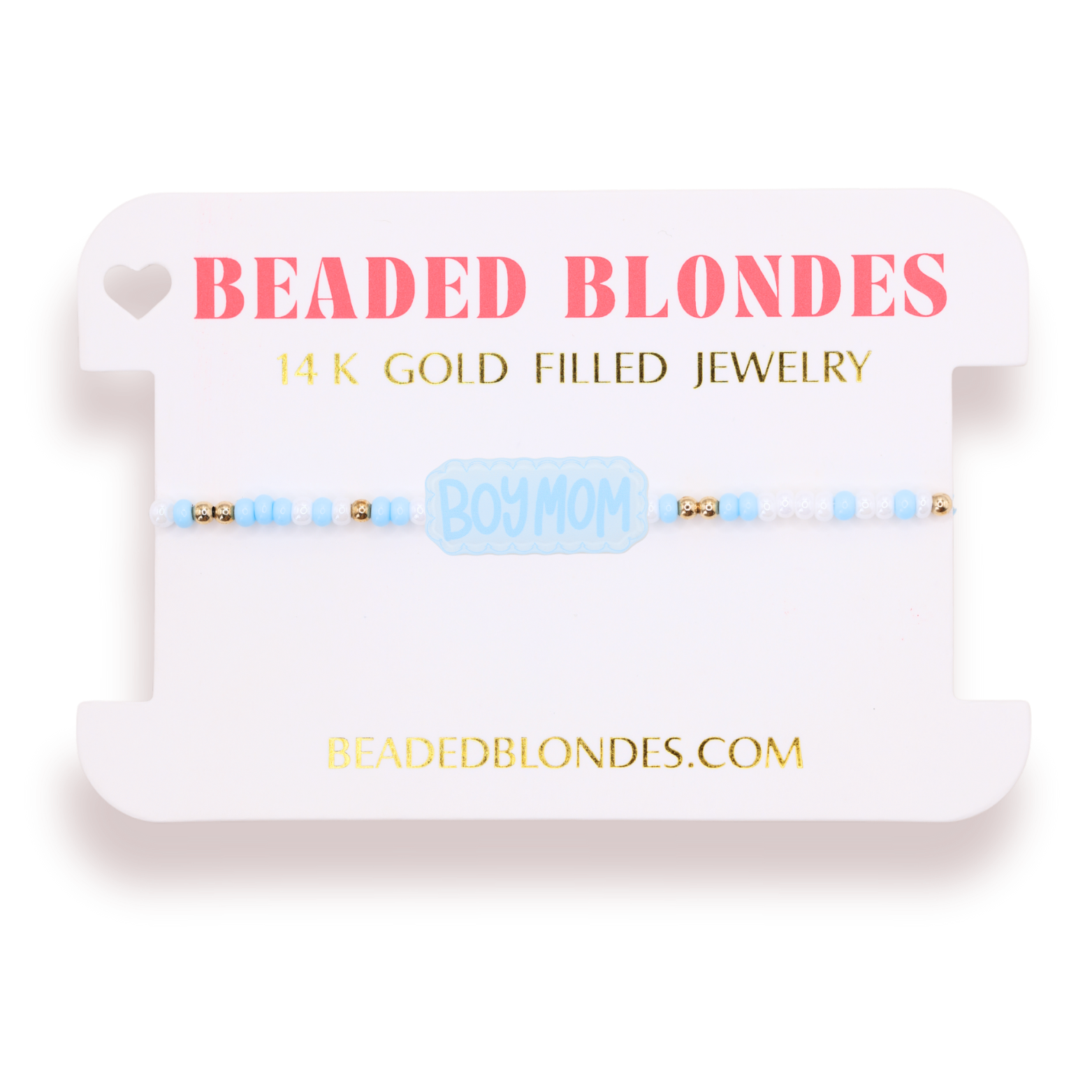 Boy Mom Bracelet on Color