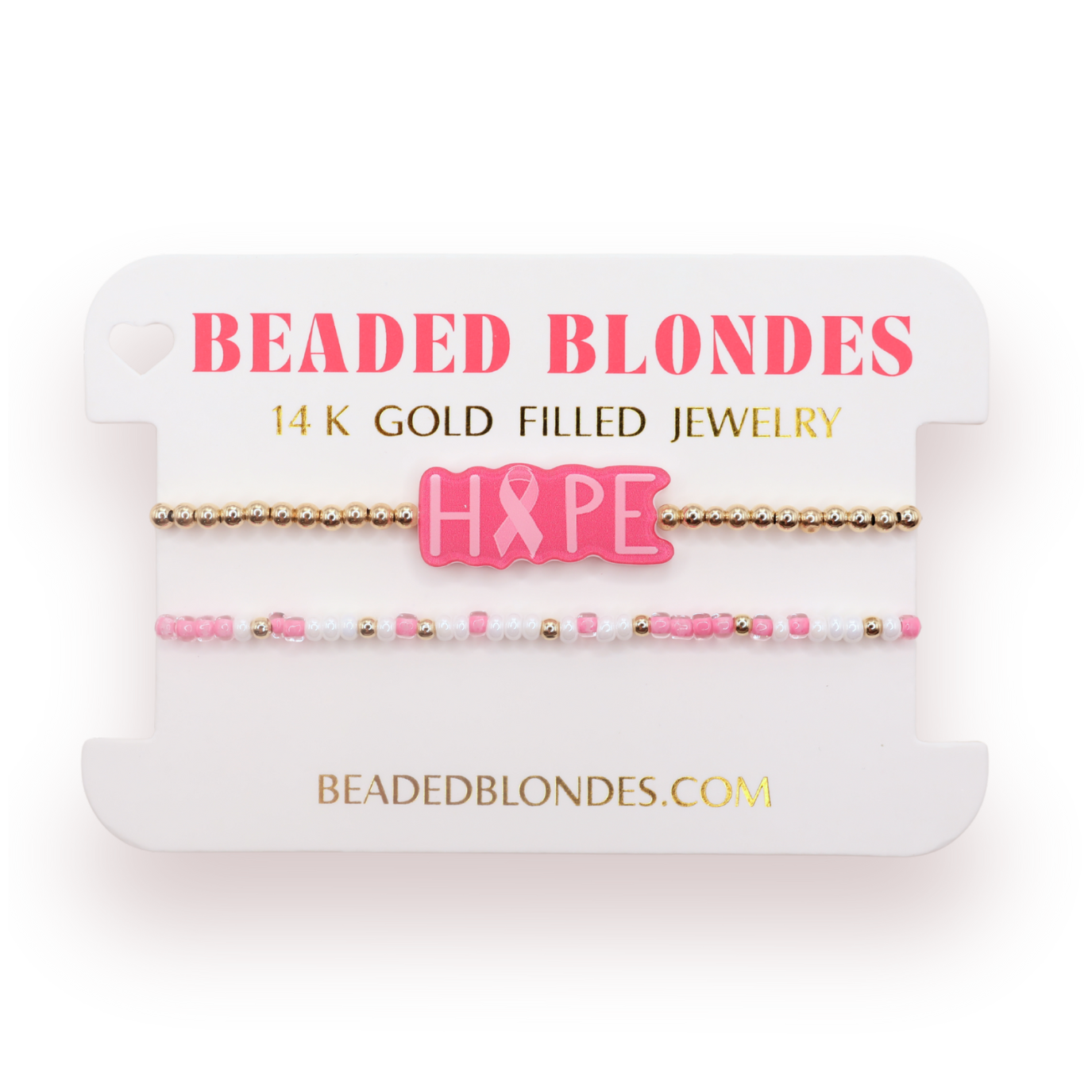 Hope + Sprinkle Bracelet Stack of 2