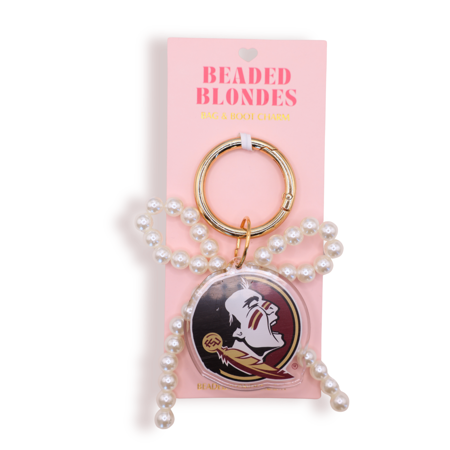 Florida State University Bag & Boot Charm