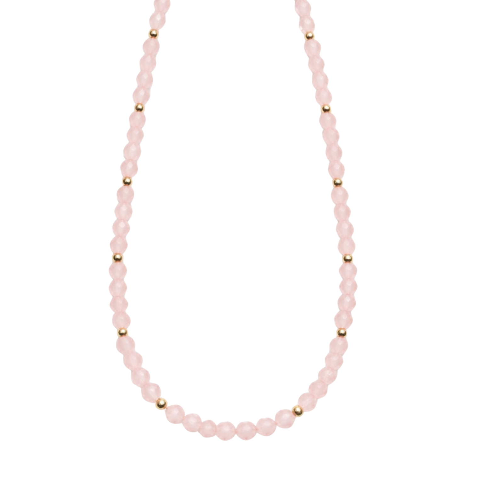 Light Pink Gemstone Necklace