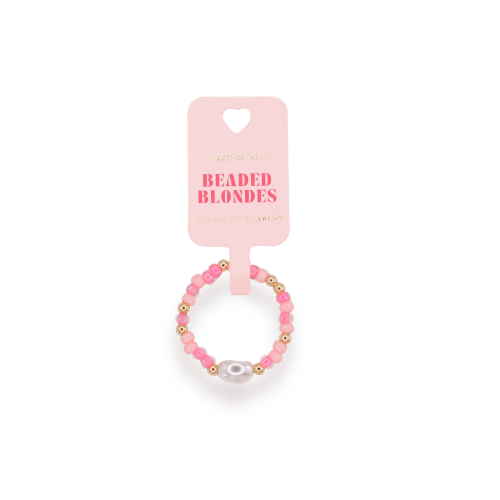 Flamingo Sprinkle Pearl Ring