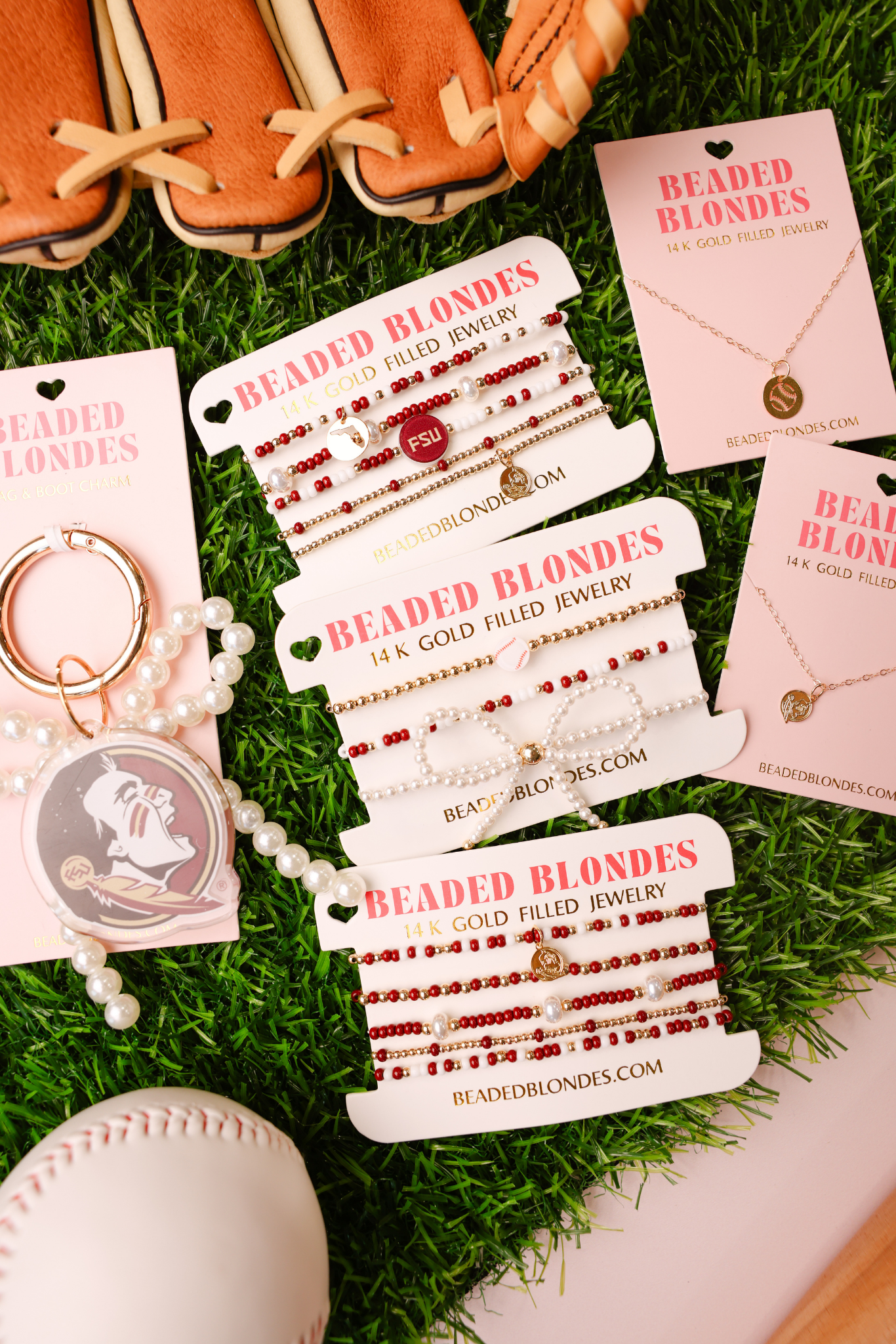 Florida State University Logo Charm Necklace