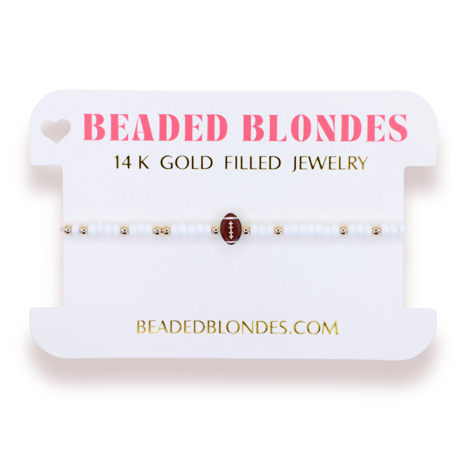 Football Bracelet on Color