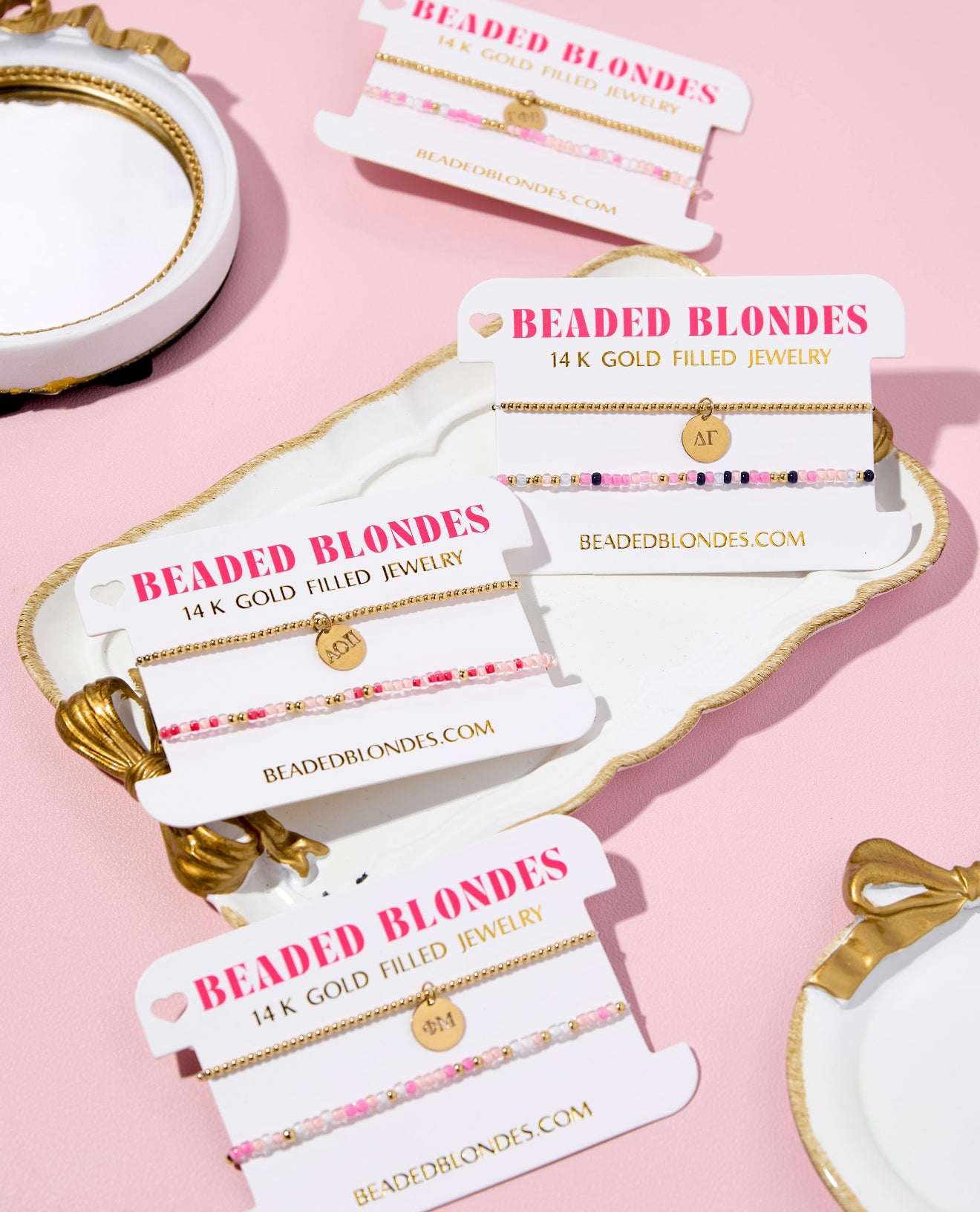 Alpha Omicron Pi Sprinkle Bracelet