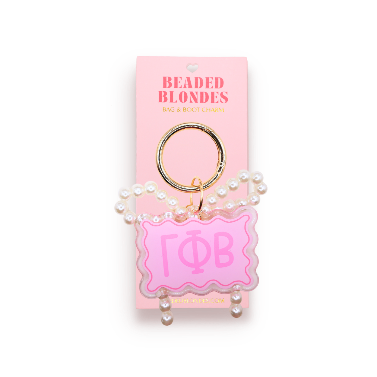 Gamma Phi Beta Bag & Boot Charm