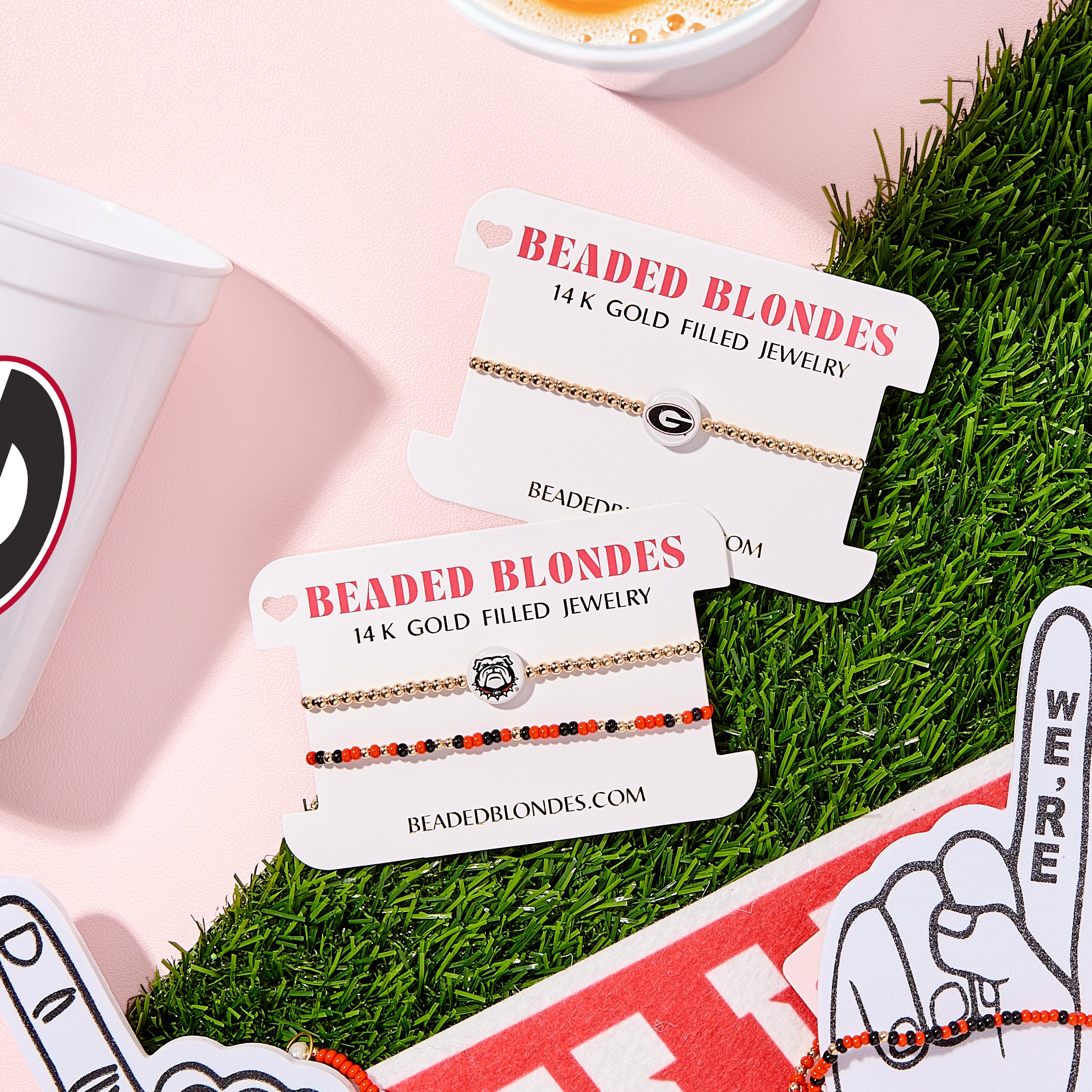 Georgia/Bulldogs Logo Bracelet