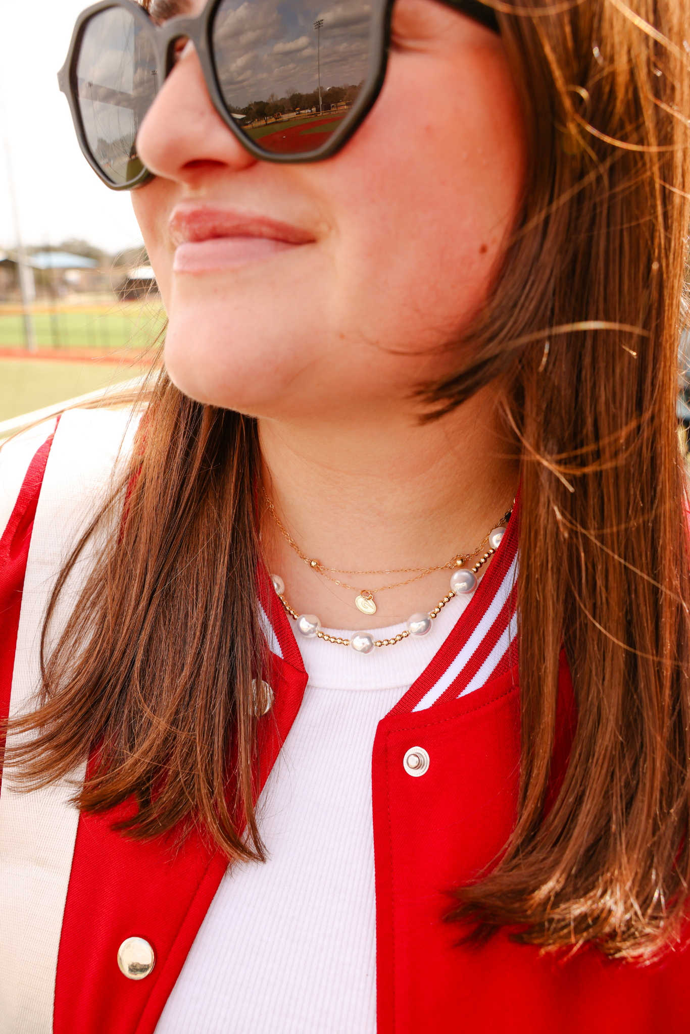 Georgia Logo Charm Necklace