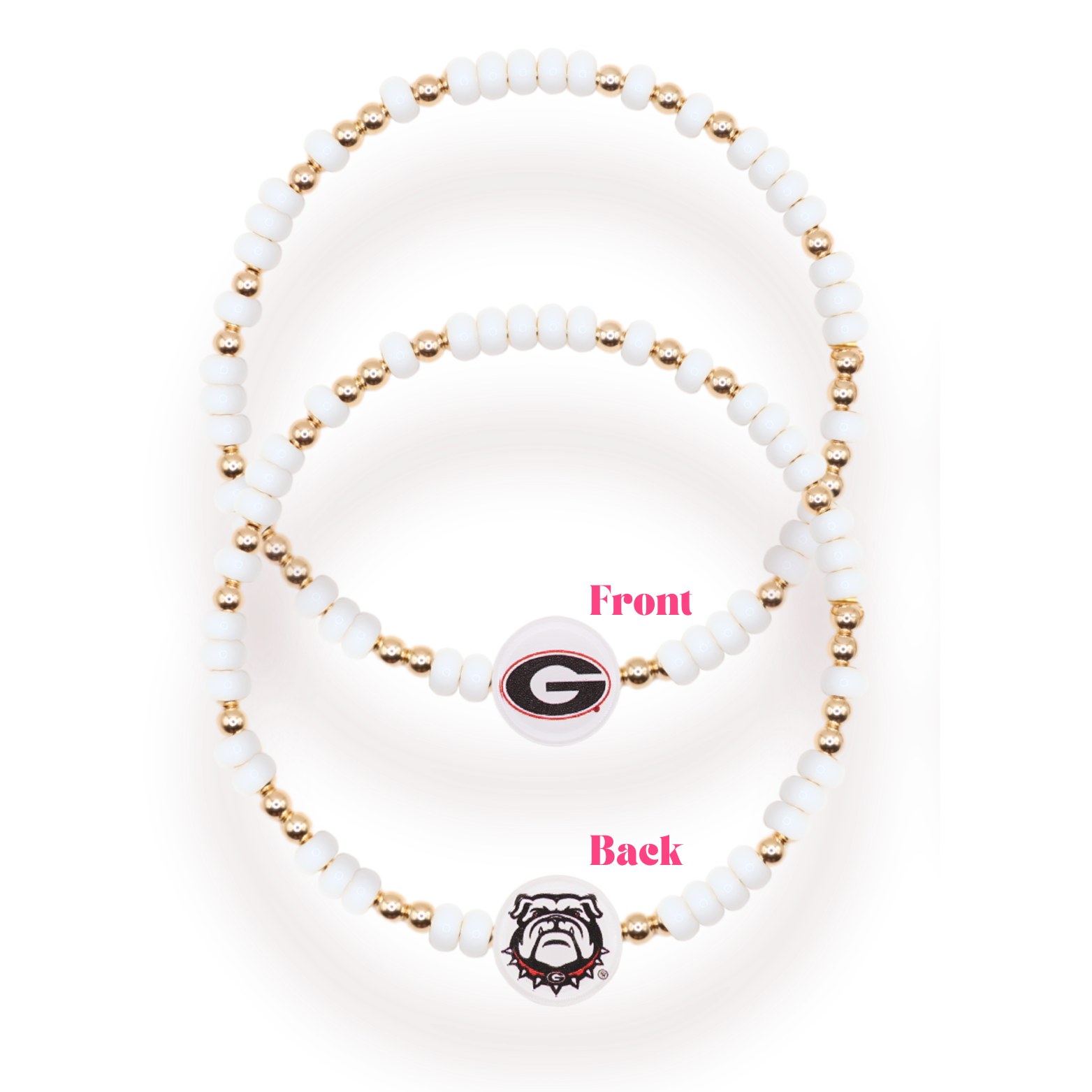 Georgia/Bulldogs Logo Bracelet