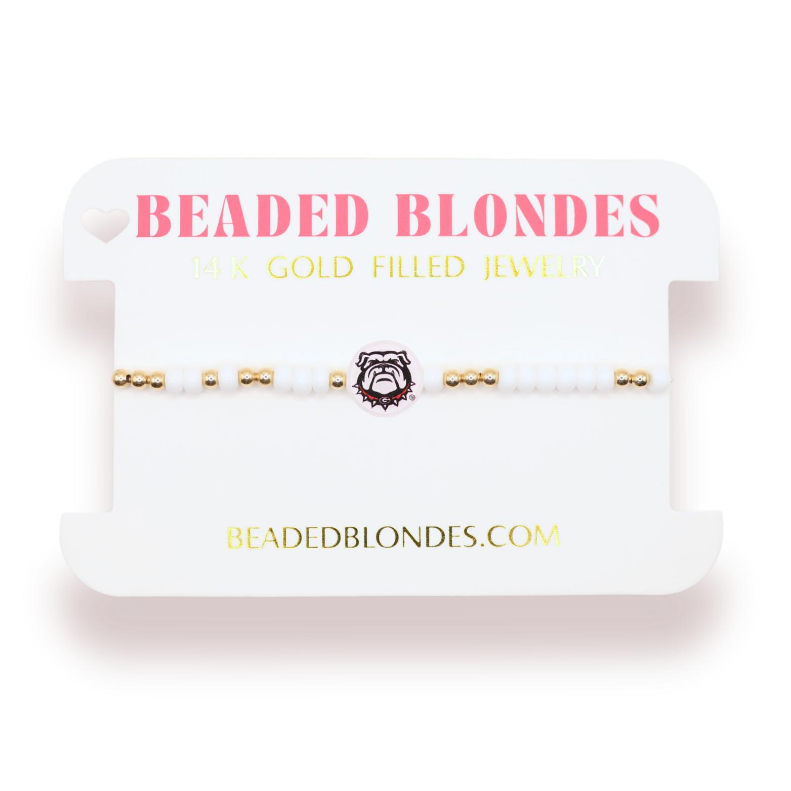 Georgia/Bulldogs Logo Bracelet