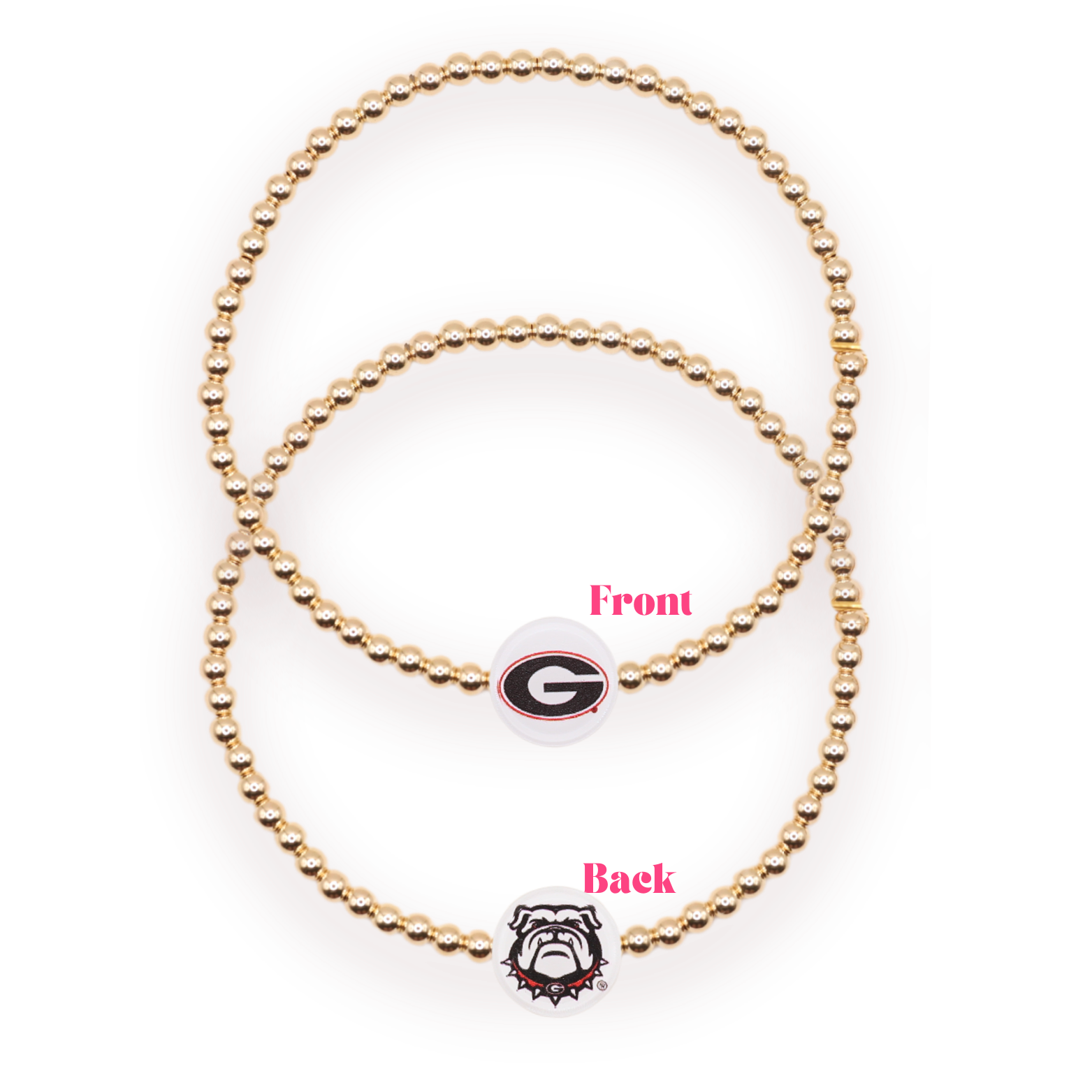Georgia/Bulldogs Logo Bracelet
