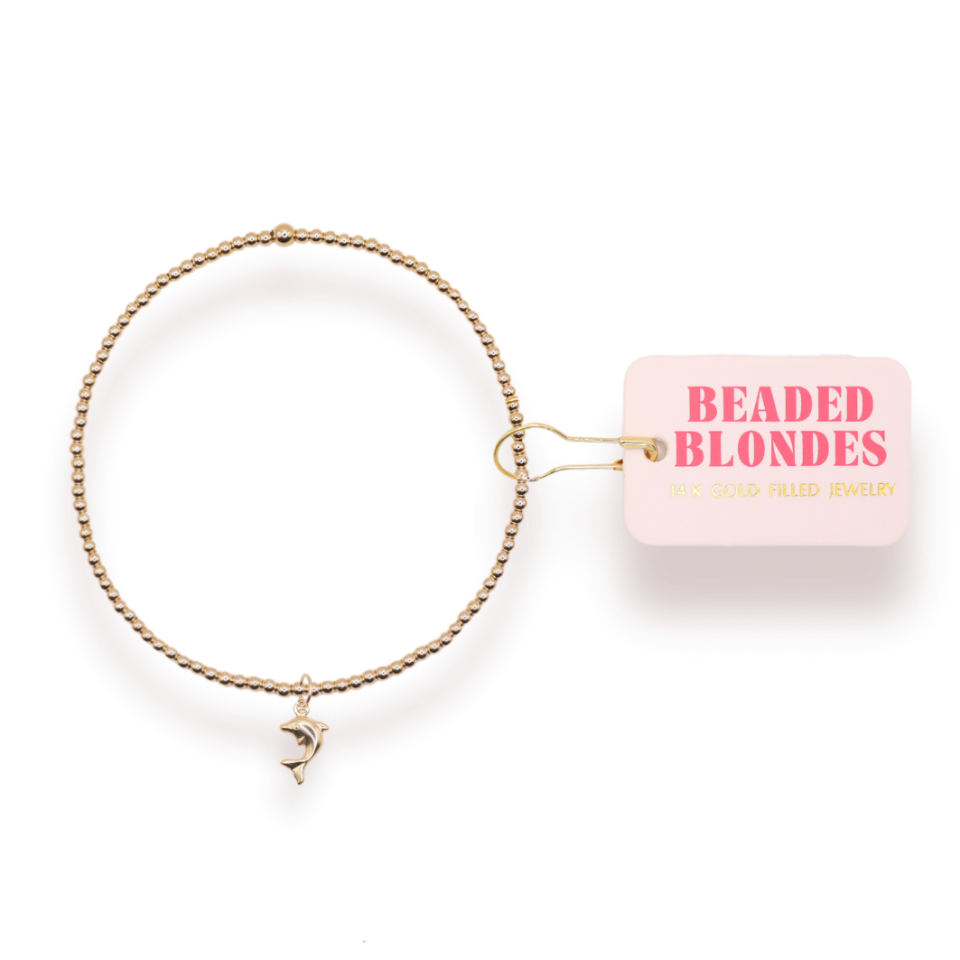 Dolphin Charm Bracelet (Kids Size)