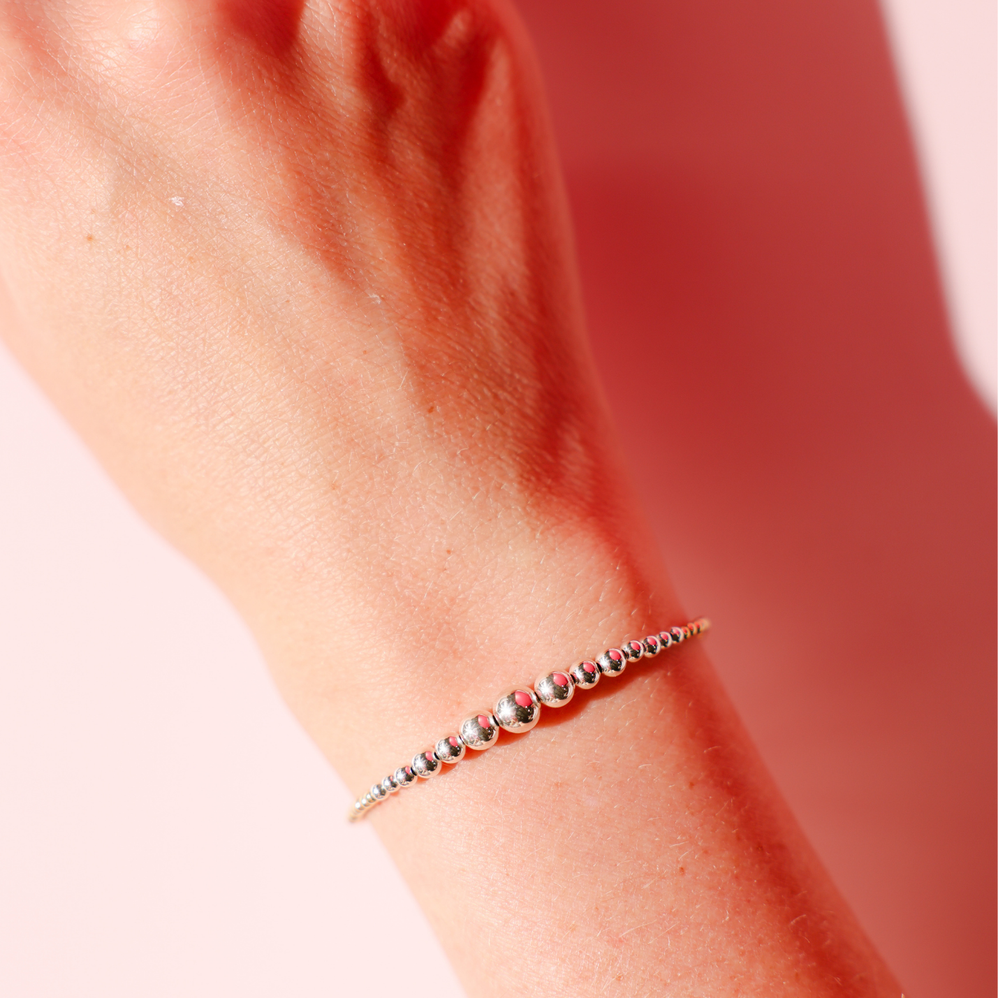 Hilo Bracelet in Gold with Silver