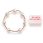 Hot Pink Sadie Pearl Bracelet
