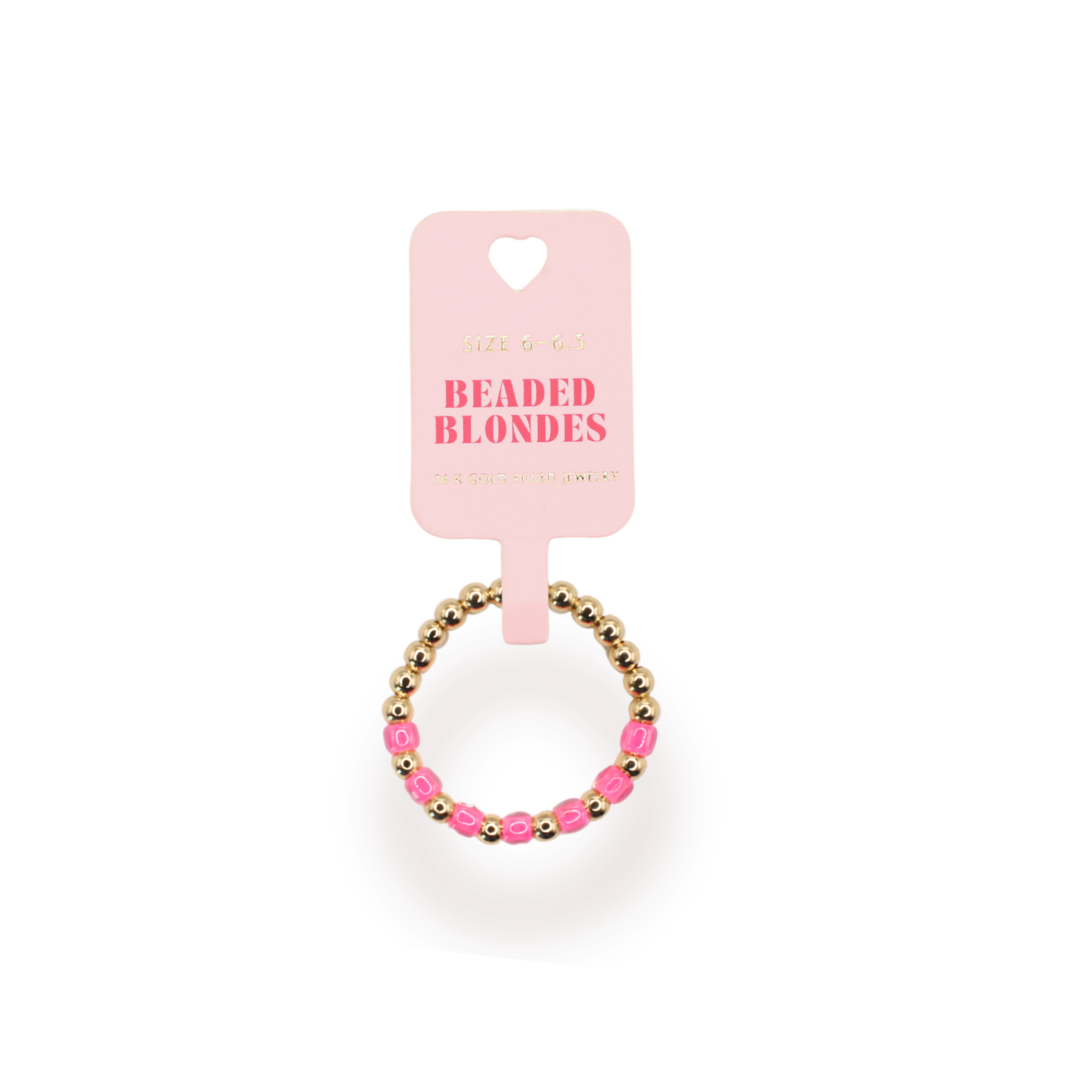 The Poppi Ring in Hot Pink
