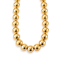Large Gold Beaded Necklace