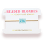 Zeta Tau Alpha Block Bracelet on Gold