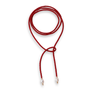 Maroon/Deep Red Beaded Wrap Necklace