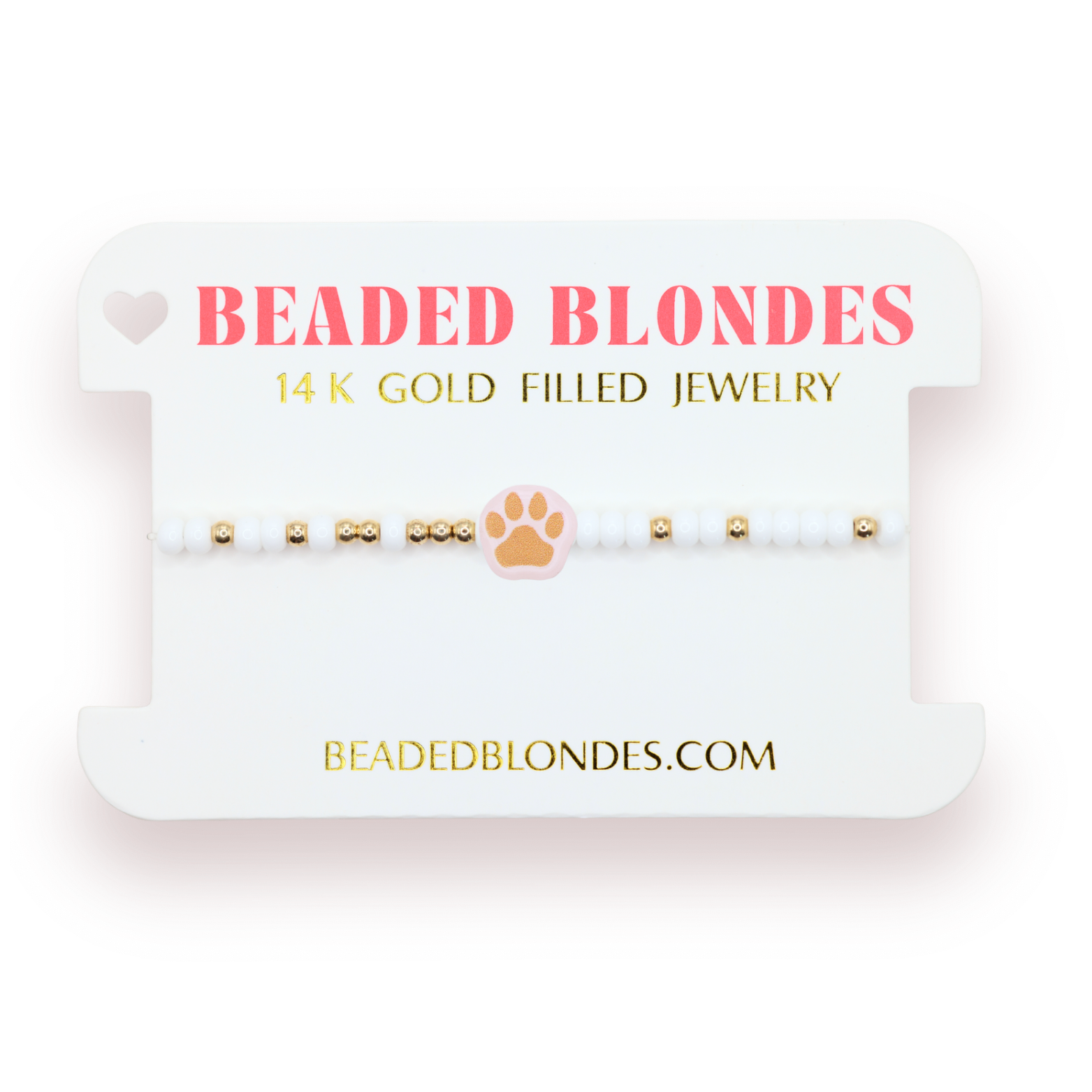 Brown Paw Print Bracelet (Sale)