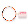 Orange and Black Sprinkle Bracelet