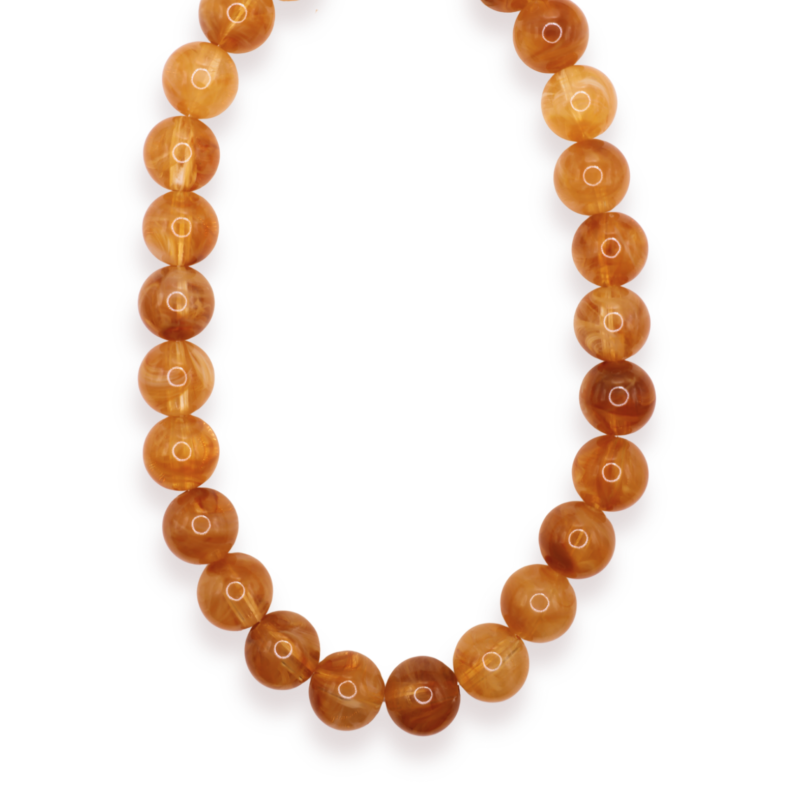 Brown Gumball Necklace