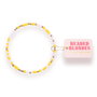 Yellow and White Sprinkle Bracelet