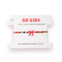 Red Bow Holiday Sprinkle Bracelet (Kids Size)