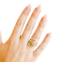 The Poppi Ring in White