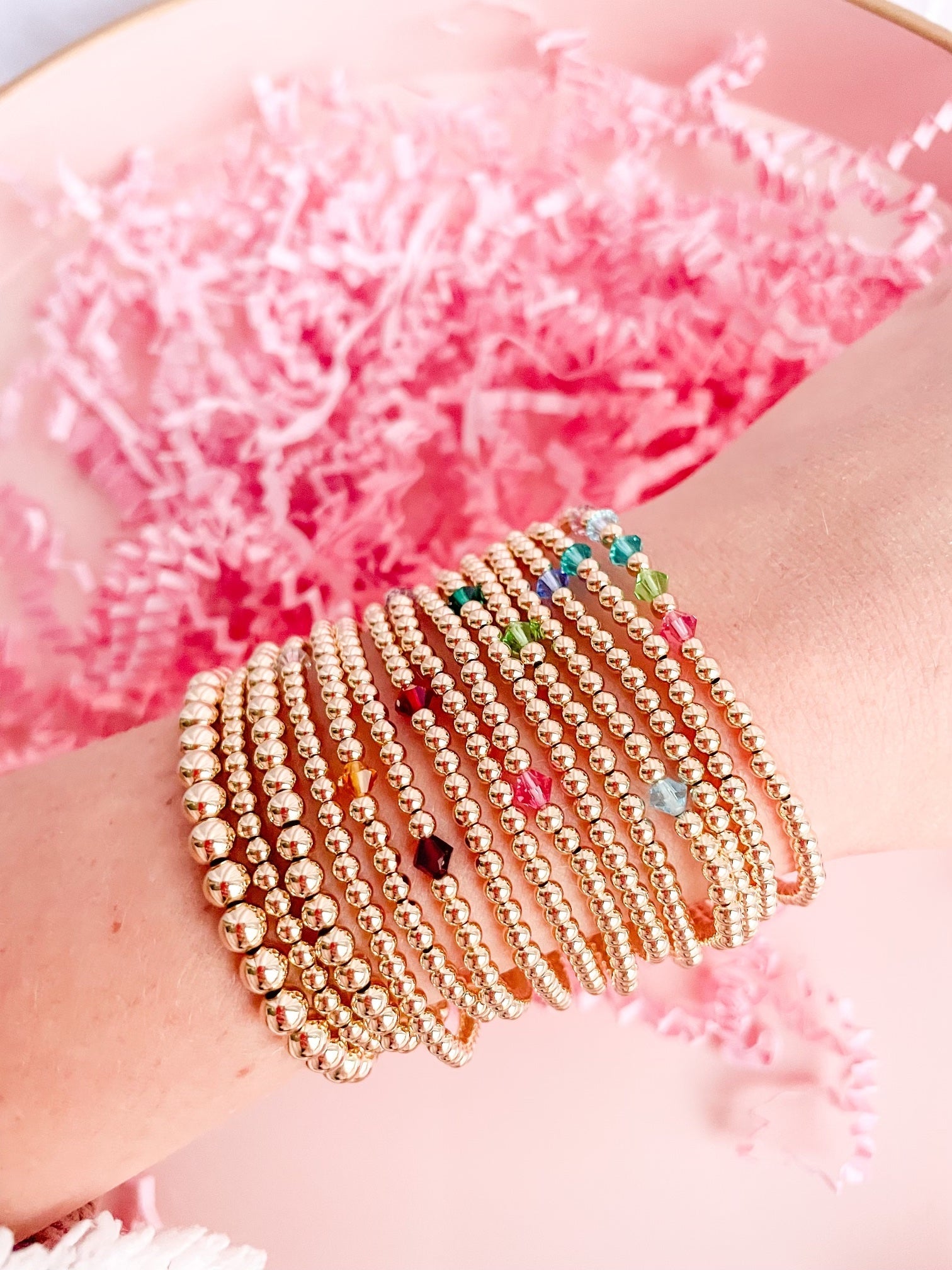 May Emerald Birthstone Bracelet