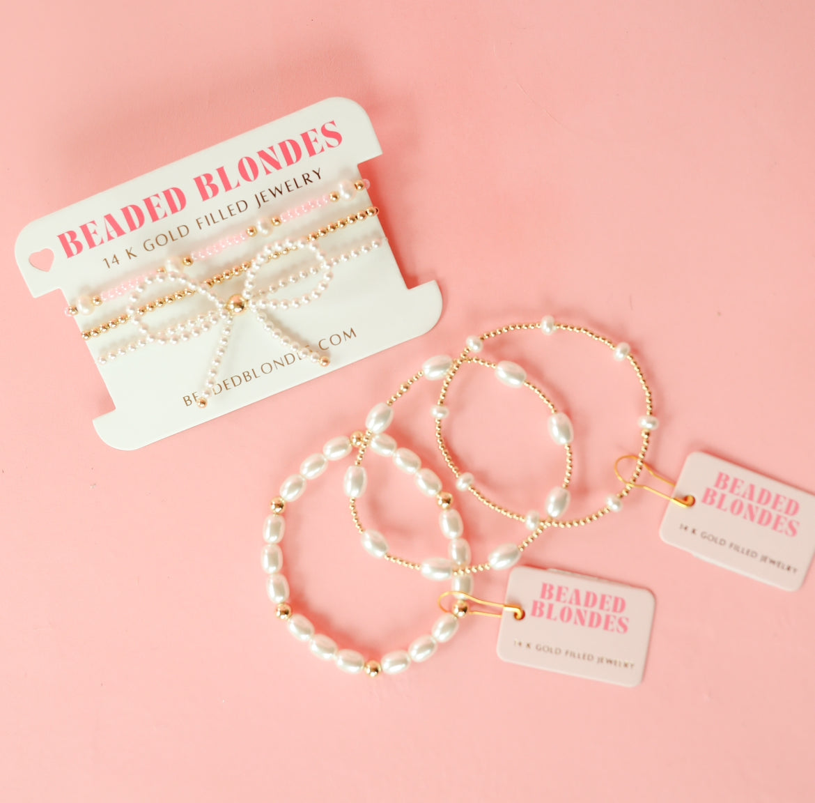 Dainty Kate Pearl Bracelet in Gold