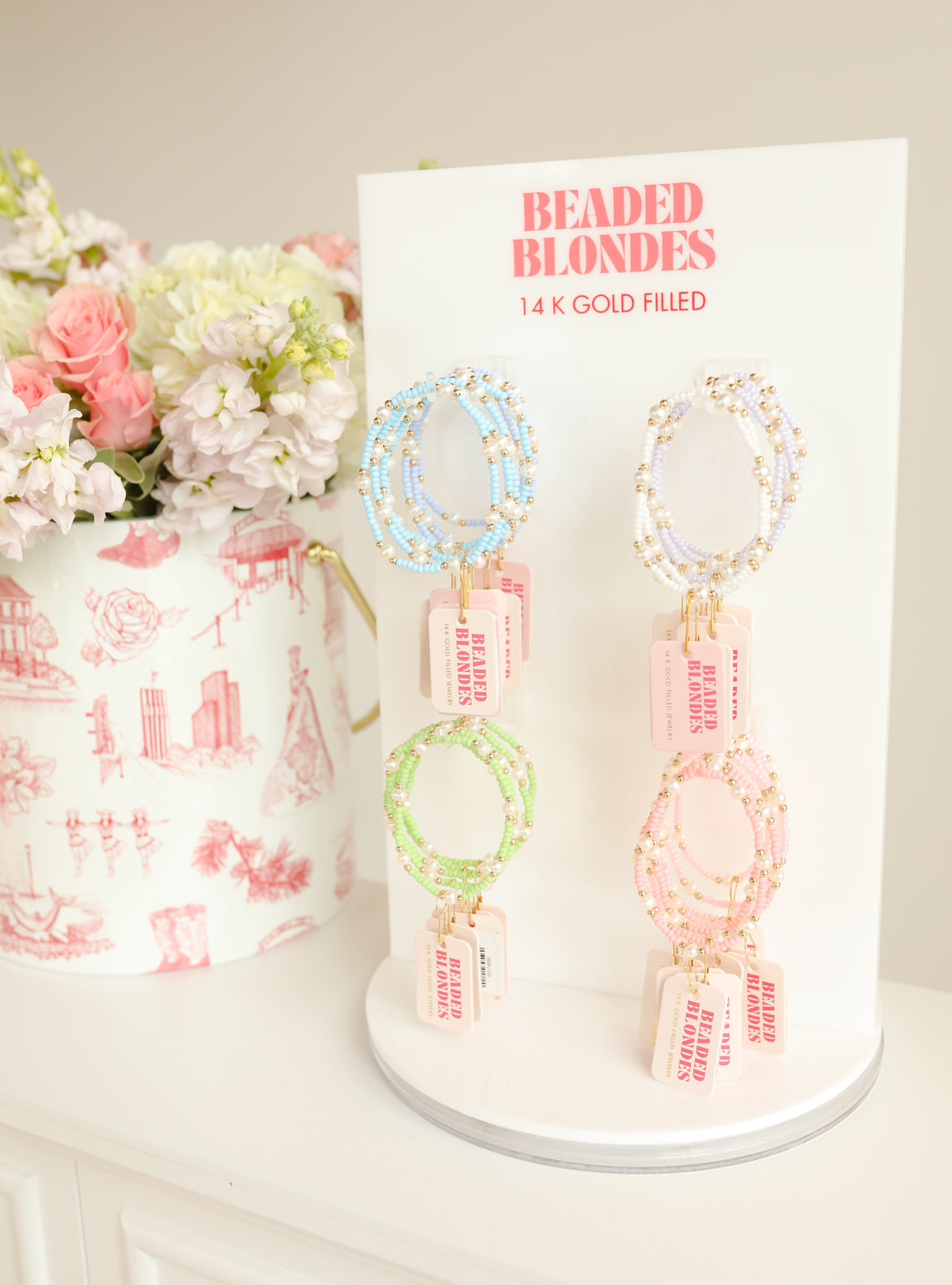 Pastel Lilac Pearl Bracelet