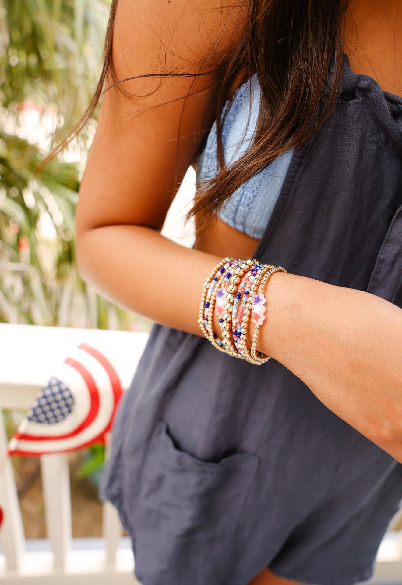 Stars Bracelet on Color (Kids Size)