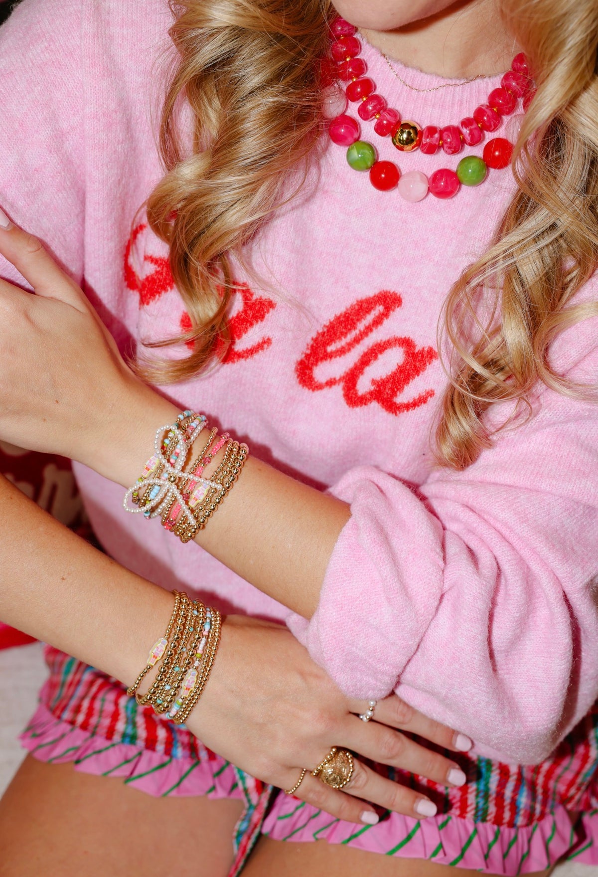 Nutcracker Bracelet on Gold