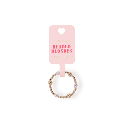 June Pearl and Gold Alternating Ring