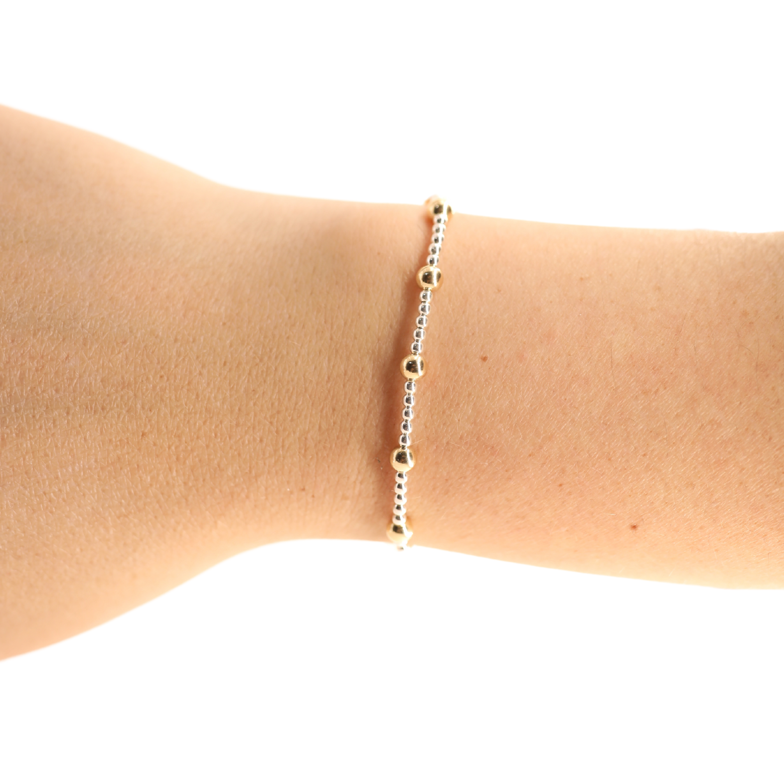 June Bracelet in Silver with Gold