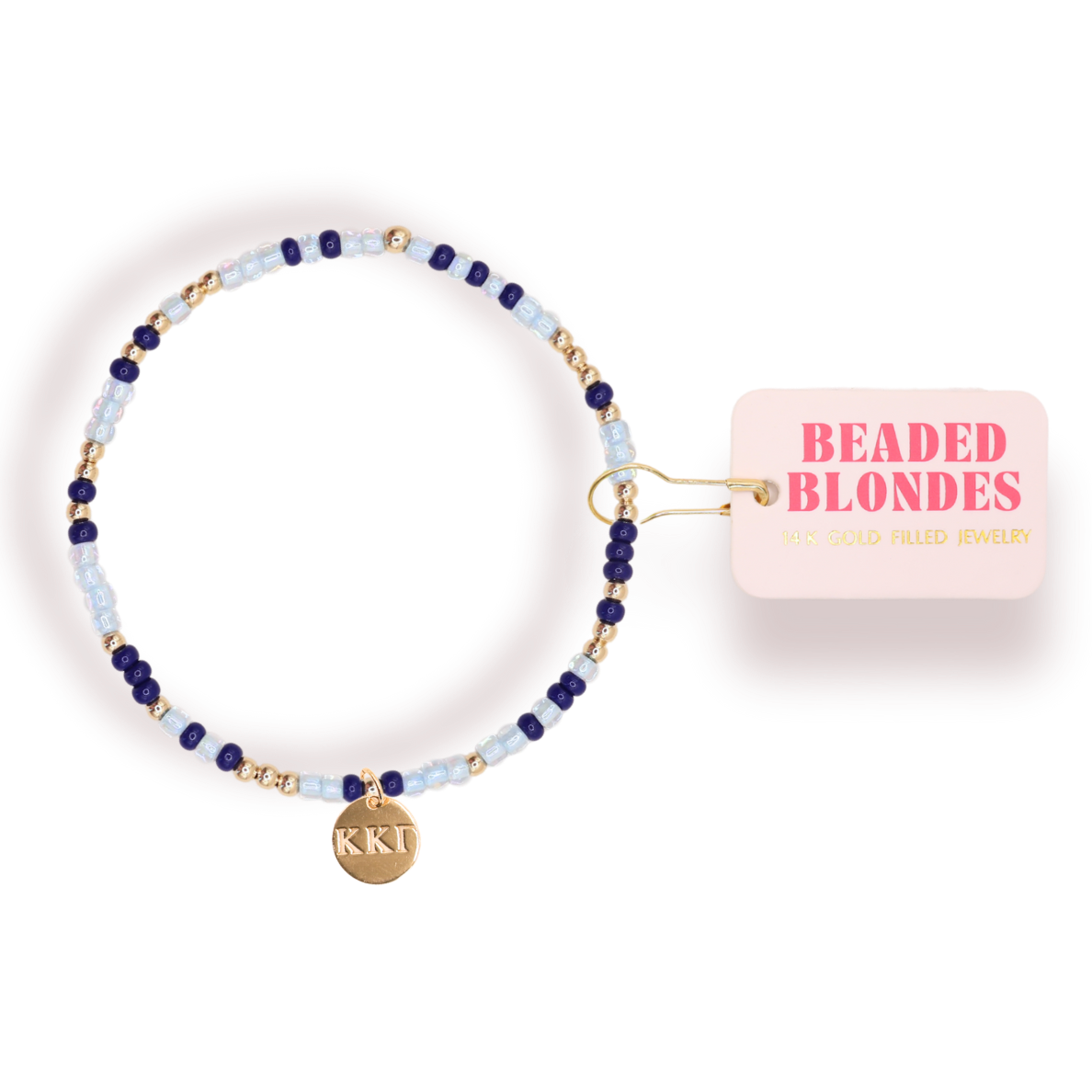 Kappa Kappa Gamma Sprinkle Charm Bracelet