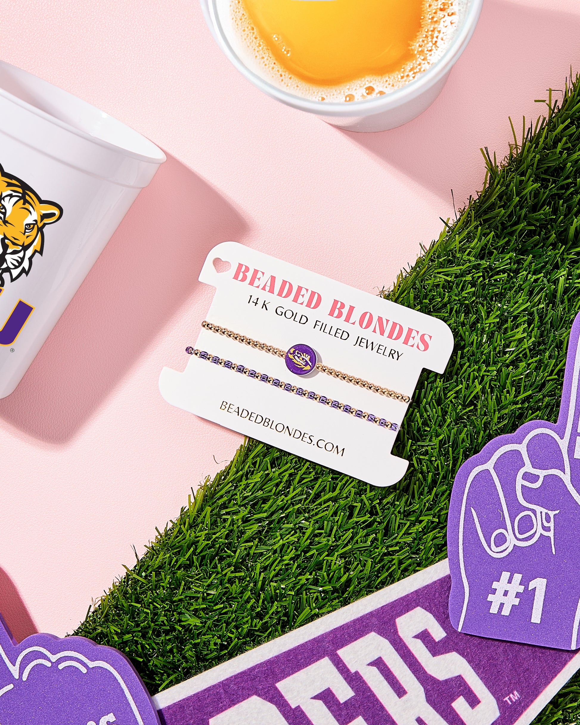 LSU/Tigers Logo Bracelet